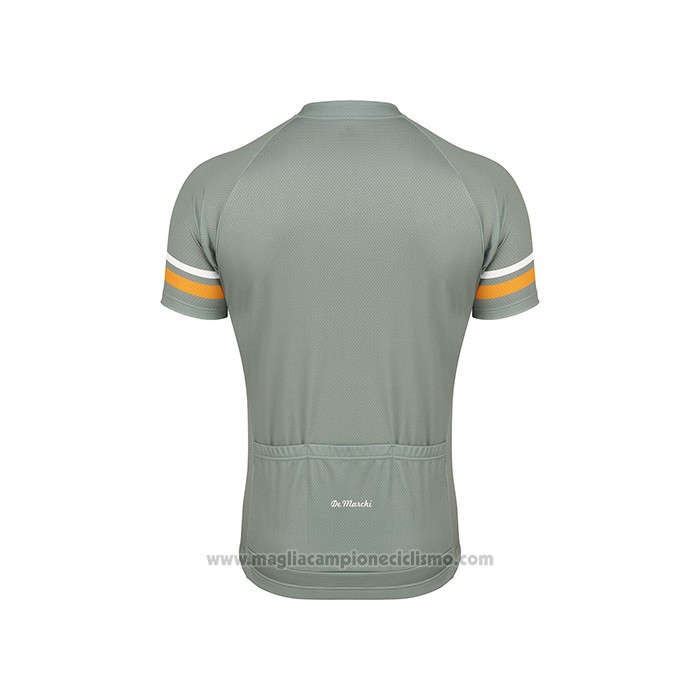 2021 Abbigliamento Ciclismo De Marchi Verde Blu Manica Corta e Salopette
